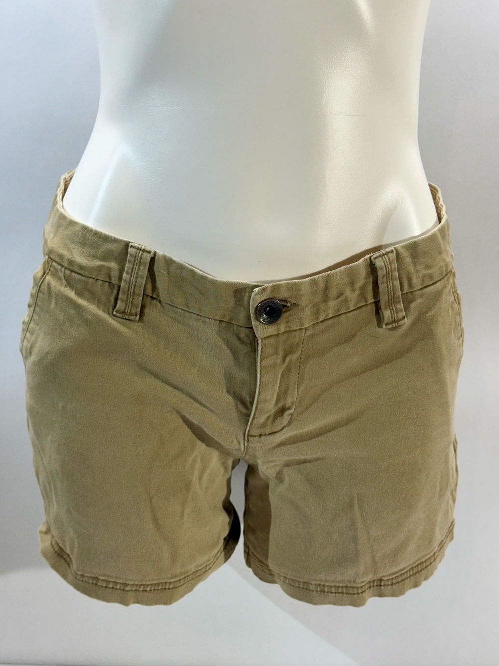 Burton Women's Tan Cotton Bermuda Shorts